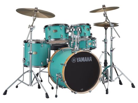 Yamaha Stage Custom Drum Kit Shell Pack 20” Matte Surf Green Sale