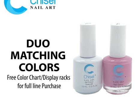 Chisel Duo Matching Colors (Gel Polish & Nail Lacquer) 195 Colors COUNT Online now