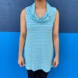 Aquatic Stripe Sleeveless Tunic w  Pockets Supply