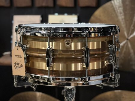 Ludwig Ltd Edition Striped Bronze 14″ x 6.5″ Snare Drum Online