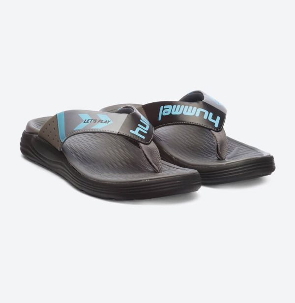 Turq Comfort Men Light Grey Blue Flip-Flops on Sale