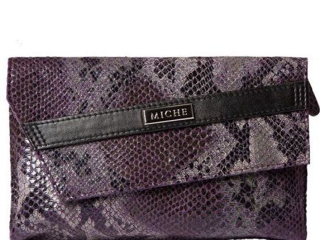 Purple Snake Clutch For Cheap