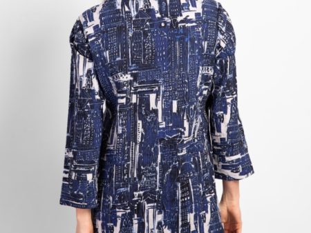 Shaped Shirt - Blue Print (Only XS + XXL Left) Online Hot Sale