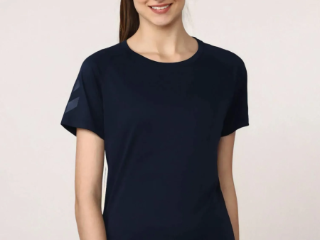 Azure Polyester T-Shirt Online Hot Sale