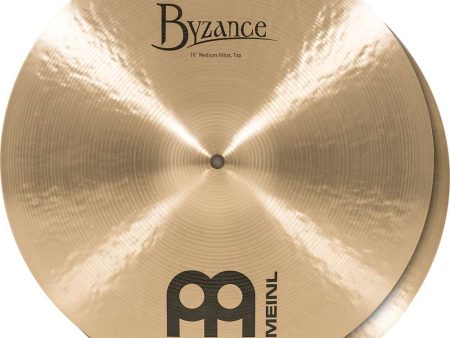 Meinl Byzance Traditional 16” Medium Hi-Hat Cymbals B16MH Supply