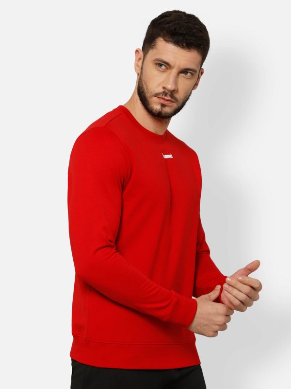 Galip Men s Solid Regular Fit Round Neck Cotton Rich Sweatshirt Comfortable soft Fabric for Everyday Use Ideal for Casual wear Online