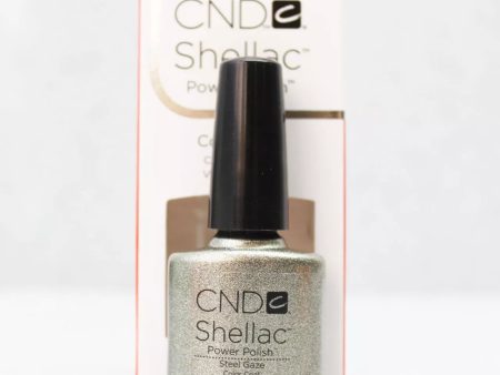 CND Shellac UV LED Gel Nail Polish - Steel Gaze .25 OZ Fashion