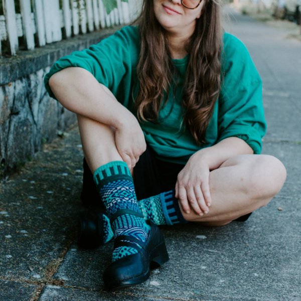 Crew Socks - Evergreen For Discount