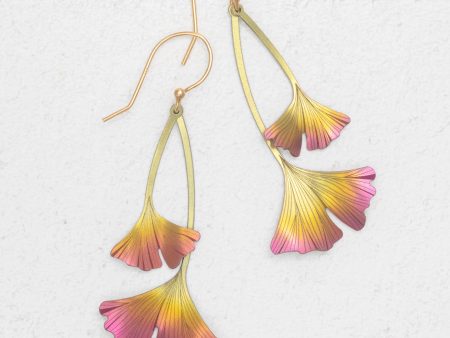 Ginkgo Drop Earrings Fashion