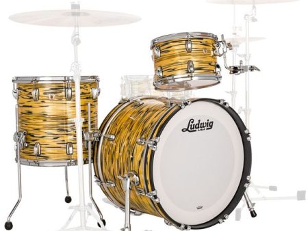 Ludwig Classic Maple Drum Kit Shell Pack, Lemon Oyster Online now