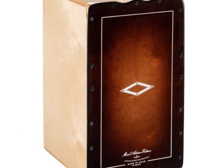 MEINL Percussion Artisan Edition Series String Cajon Soleá Line - Espresso Burst Supply