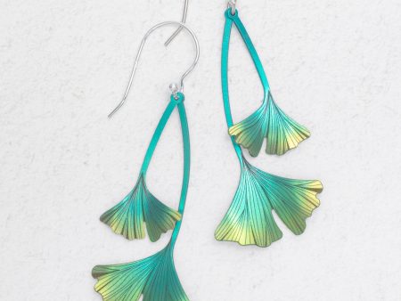 Ginkgo Drop Earrings on Sale