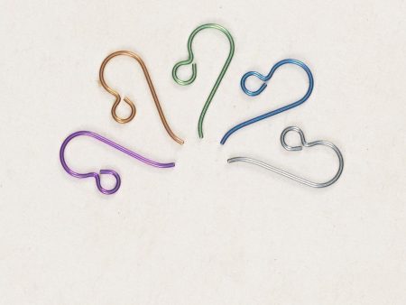 Niobium Ear Wires (Pack of 5 pairs) Cheap