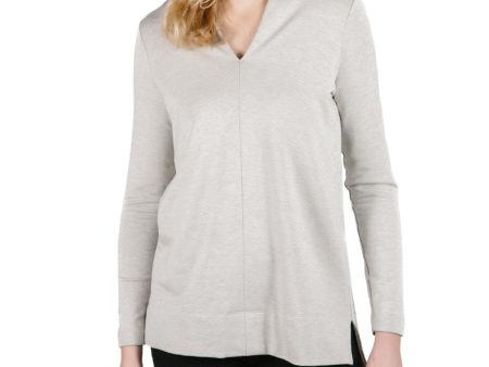 V-Neck Soft Tunic - Oatmeal (Only M + L Left) Online