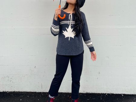 Canadiana Eco Cotton Hockey Sweater - 2 Colours Available Online Hot Sale