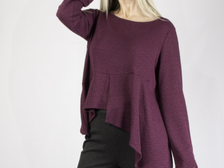 Asymmetrical Peplum Top - Razzleberry Fashion