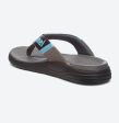 Turq Comfort Men Light Grey Blue Flip-Flops on Sale