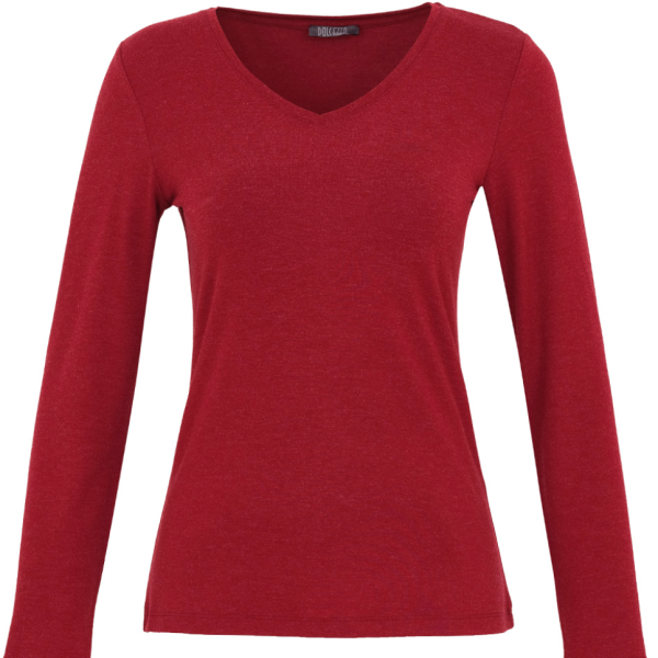 Super Soft Long Sleeve V-Neck - 2 Colours Hot on Sale