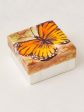 Monarch Butterfly Capiz Shell Box Hot on Sale