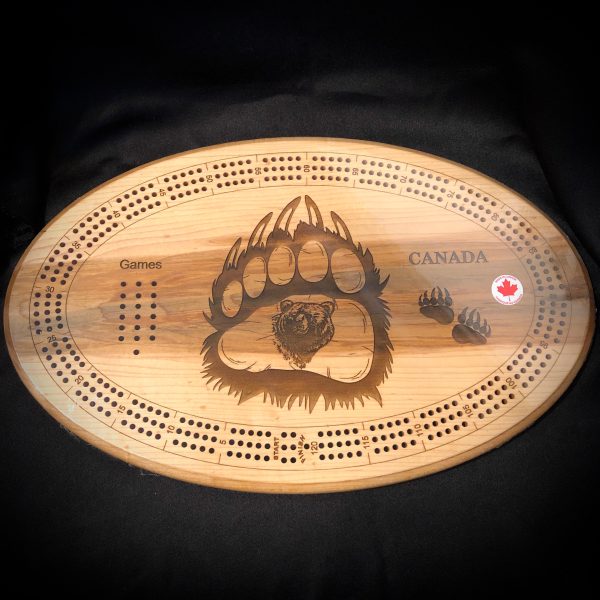 Crib Board - Bear Paw w  Head on Sale