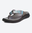 Turq Comfort Men Light Grey Blue Flip-Flops on Sale