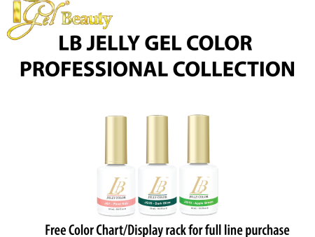 iGel Soak Off Gel - LB Jelly Gel Color Professional Collection Fashion