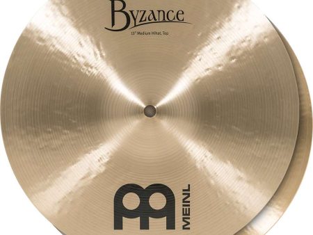 Meinl Byzance Traditional 13” Medium Hi-Hat Cymbals B13MH Cheap