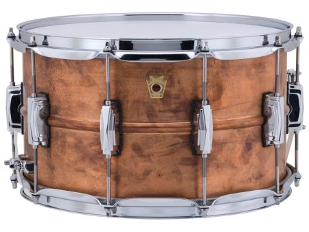 Ludwig Copper Phonic Raw Snare Drum  8  x 14  LC608R Online now