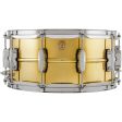 Ludwig Super Brass 14 x 6.5-inch Snare Drum LB403 Online Sale