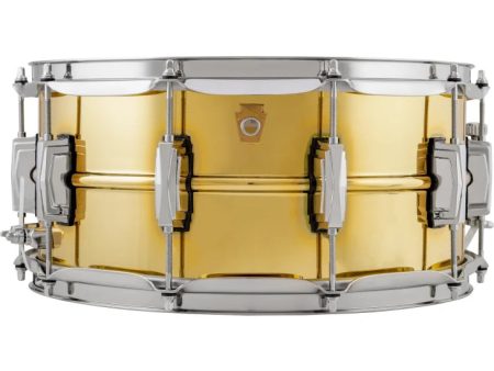 Ludwig Super Brass 14 x 6.5-inch Snare Drum LB403 Online Sale