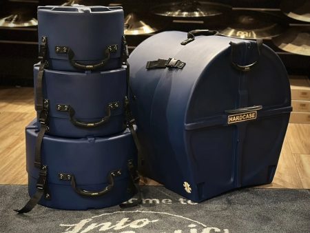 Hardcase Fusion Drum Case Set Dark Blue 20”, 14”, 12”, 10” For Discount