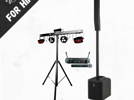 DIY Party Wedding Disco Sound System Hire Lighting Package (Small) Discount