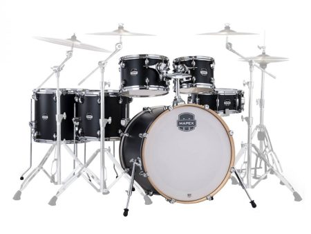 Mapex Mars Maple  Studioease  Drum Kit Shell Pack - Matte Black For Discount