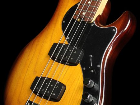 Used Fender American Deluxe Dimension Bass HH Electric Bass Guitar Violin Burst Discount