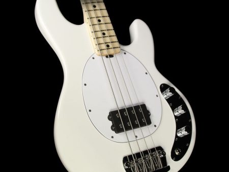 Ernie Ball Music Man StingRay Electric Bass Guitar w  Matching Headstock White on Sale