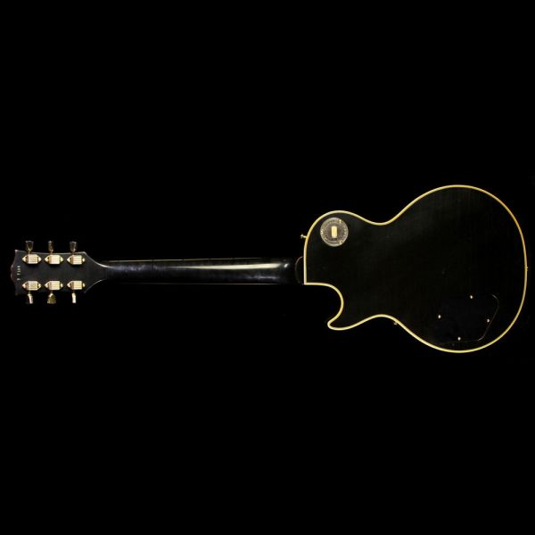 Gibson Custom Shop Music Zoo Exclusive Roasted 1957 Les Paul Custom Electric Guitar Aged Ebony Online Hot Sale