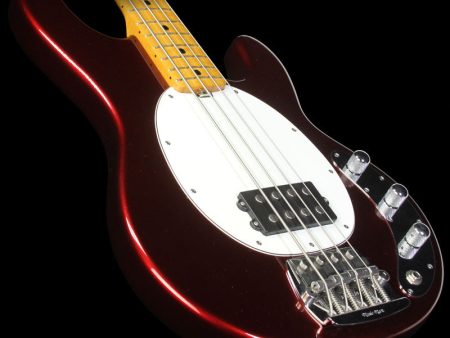 Used Ernie Ball Music Man StingRay Classic Electric Bass Guitar Candy Apple Red Hot on Sale