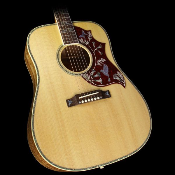 Gibson Montana Limited Edition Hummingbird Custom Koa Acoustic Guitar Antique Natural Hot on Sale