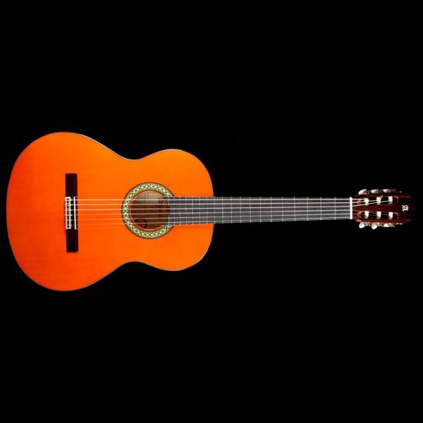 Alhambra 4F Flamenco Nylon String Acoustic Guitar Orange Discount