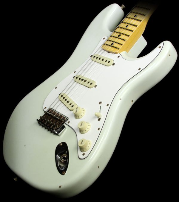 Fender Custom Shop Time Machine 1970 Stratocaster Relic Electric Guitar Olympic White Online now