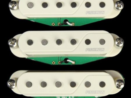 Fishman Fluence Single Width for Strat Electric Guitar Pickup Triple Set White For Cheap