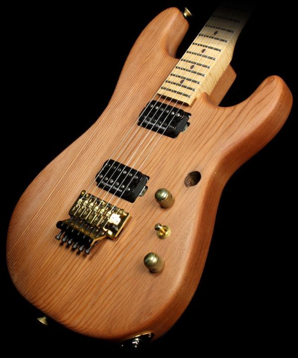 Charvel Custom Shop Exclusive Natural Series Carbonized Recycled Redwood San Dimas HH Electric Guitar Online now