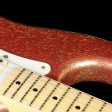 Fender Custom Shop 1957 Stratocaster Heavy Relic Gold Sparkle over Red Base For Sale