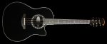 Used Ovation Legend Deep Contour Cutaway Acoustic Electric Guitar Black on Sale