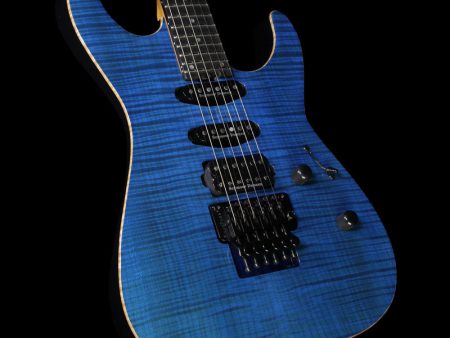 ESP USA M-III Electric Guitar See-Thru Blue For Discount