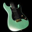 Used Charvel Custom Shop Nitro San Dimas Electric Guitar Seafoam Sparkle with Platinum Overspray For Sale