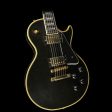 Gibson Custom Shop Music Zoo Exclusive Roasted 1957 Les Paul Custom Electric Guitar Aged Ebony Online Hot Sale