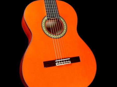 Alhambra 4F Flamenco Nylon String Acoustic Guitar Orange Discount