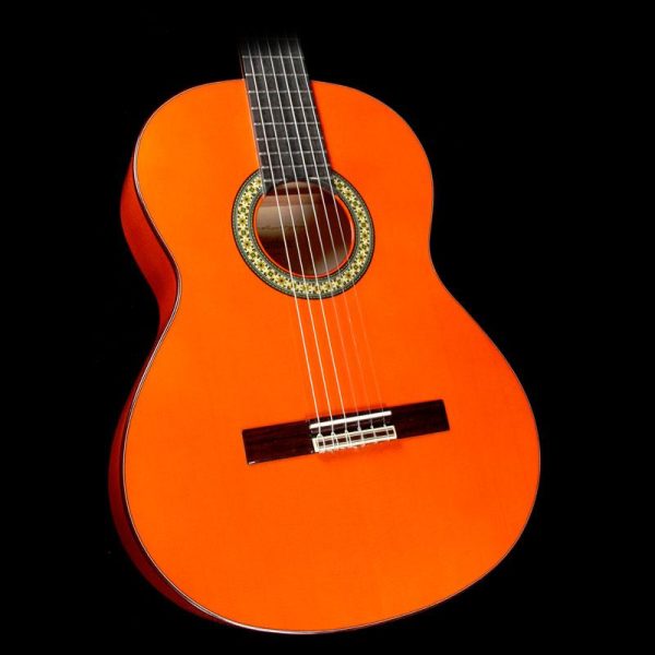 Alhambra 4F Flamenco Nylon String Acoustic Guitar Orange Discount