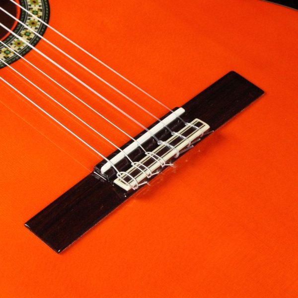 Alhambra 4F Flamenco Nylon String Acoustic Guitar Orange Discount